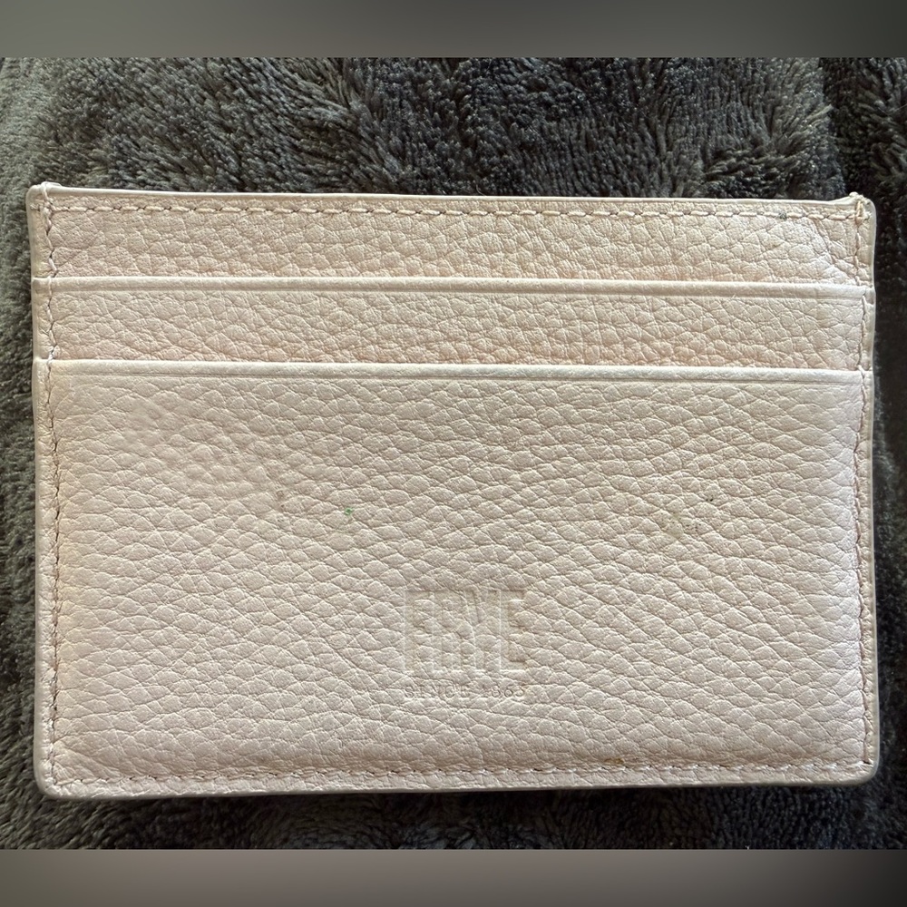 Frye Pale Pink Leather Card Holder